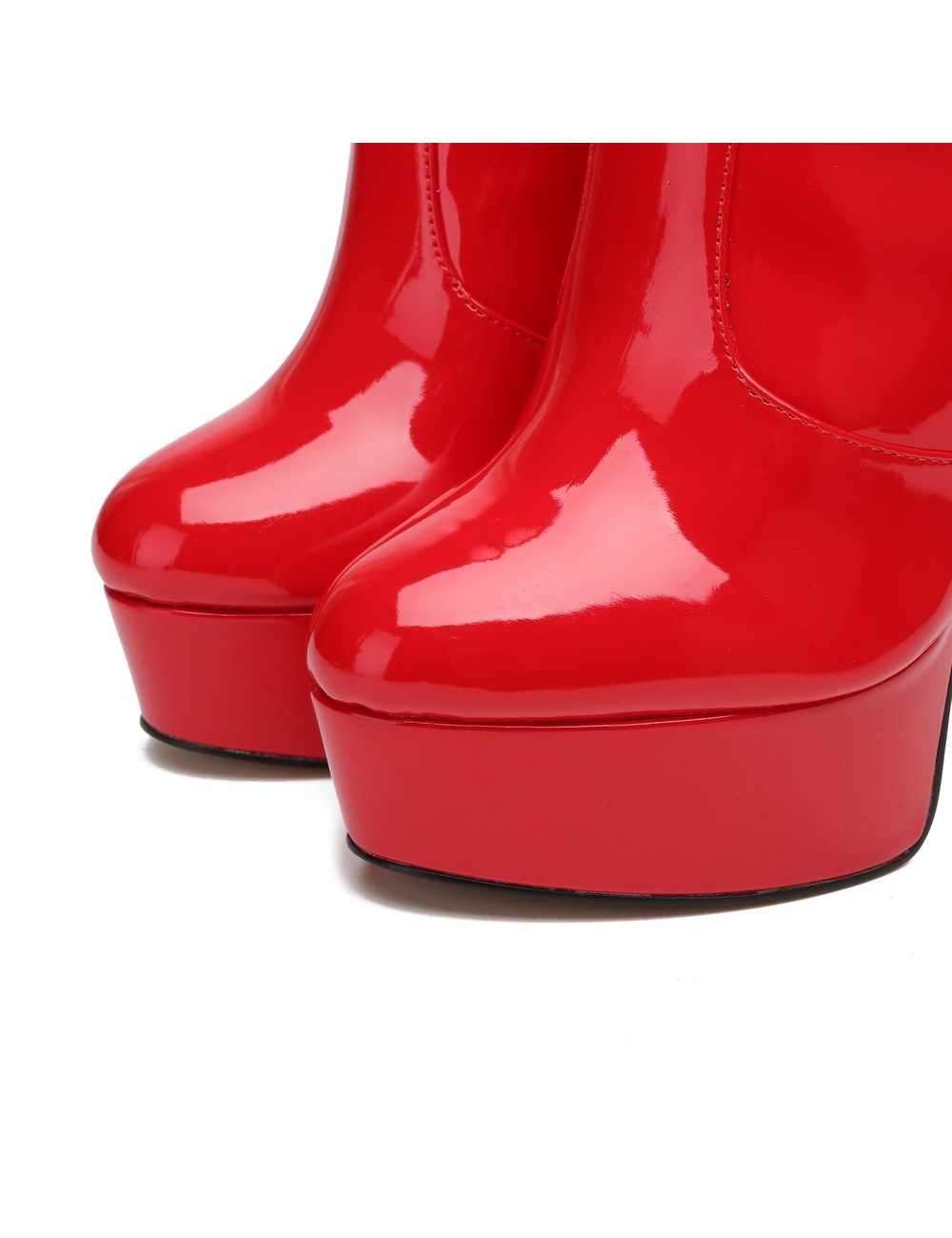 Giaro Giaro STACKSTAND ROT GLÄNZEND KNIESTIEFEL