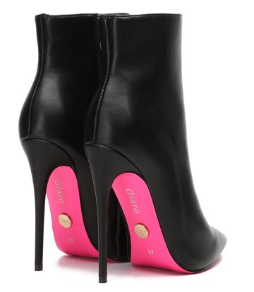 Trendy Hot Pink Ankle Boots