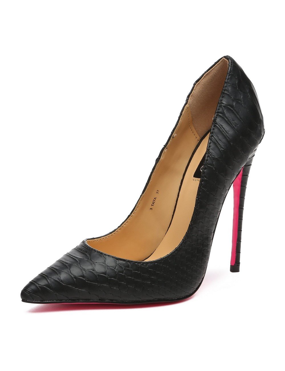 Giaro Giaro TAYA BLACK SNAKE PUMPS