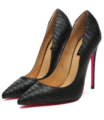 Giaro Giaro TAYA BLACK SNAKE PUMPS