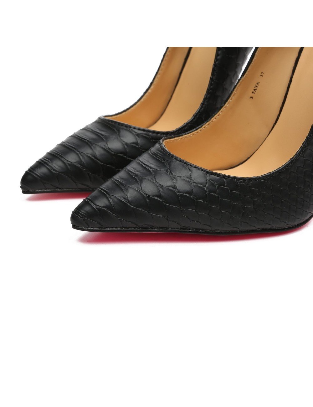 Giaro Giaro TAYA BLACK SNAKE PUMPS