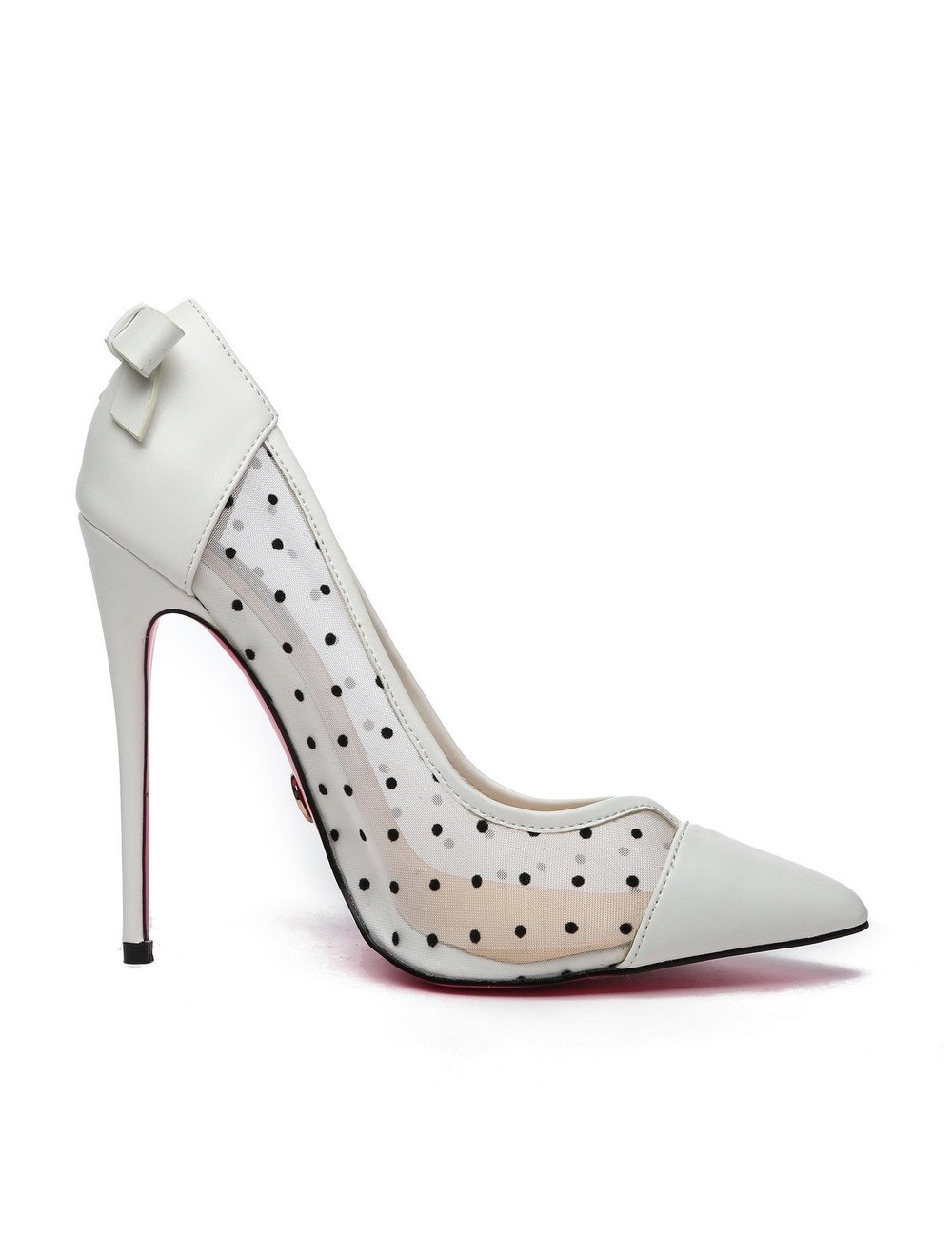 Giaro VIVIANNE WHITE MESH PU PUMPS - Giaro High Heels | Official store ...
