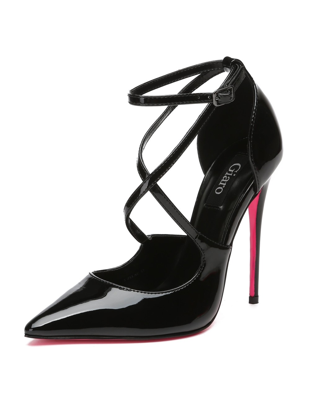 Giaro Giaro ZELAC BLACK SHINY PUMPS