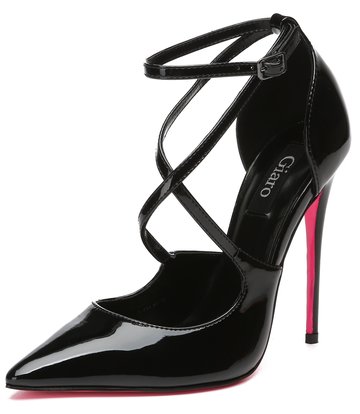 Giaro Giaro ZELAC BLACK SHINY PUMPS