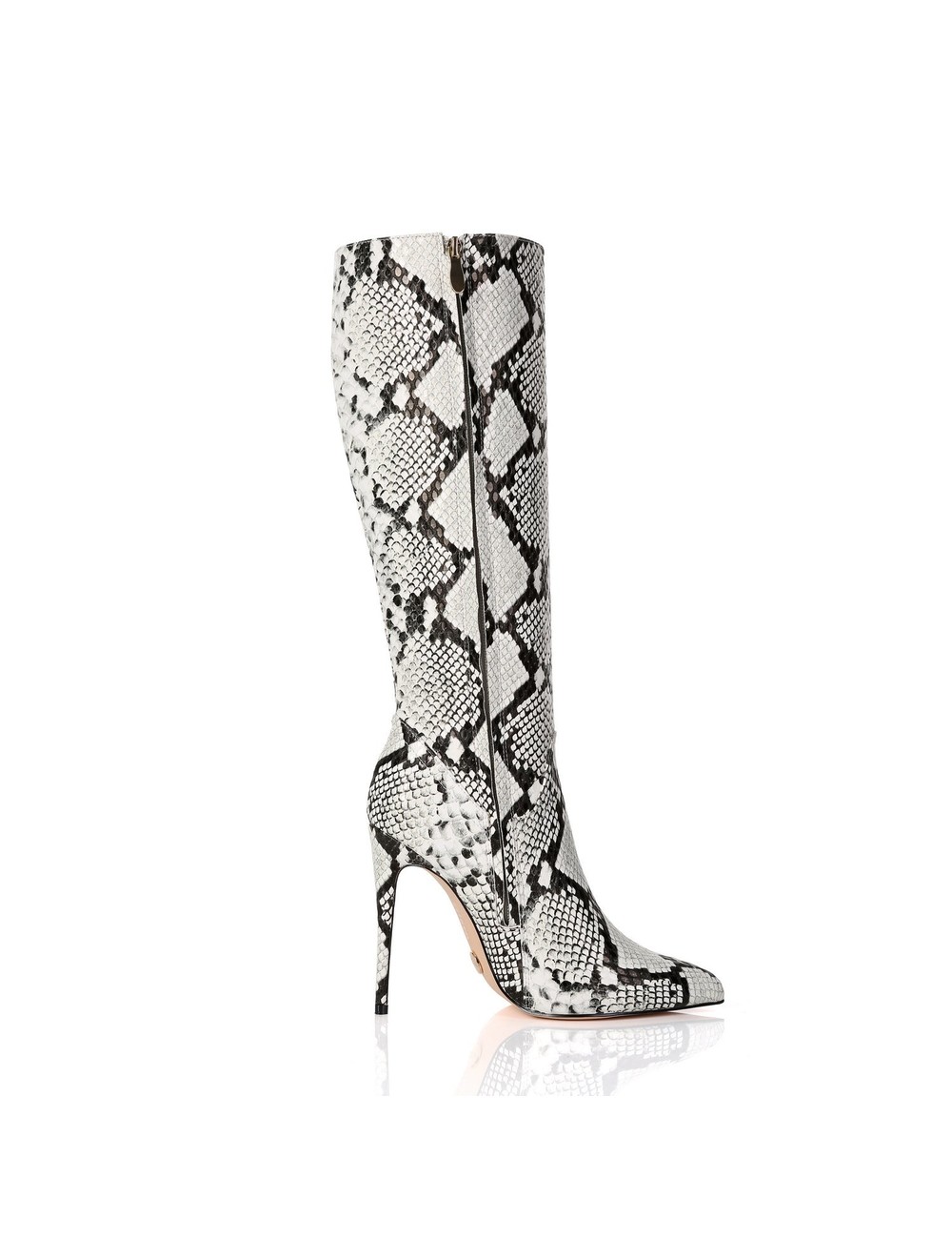 Giaro MILA | GREY SNAKE | KNEE BOOTS | Italian Style