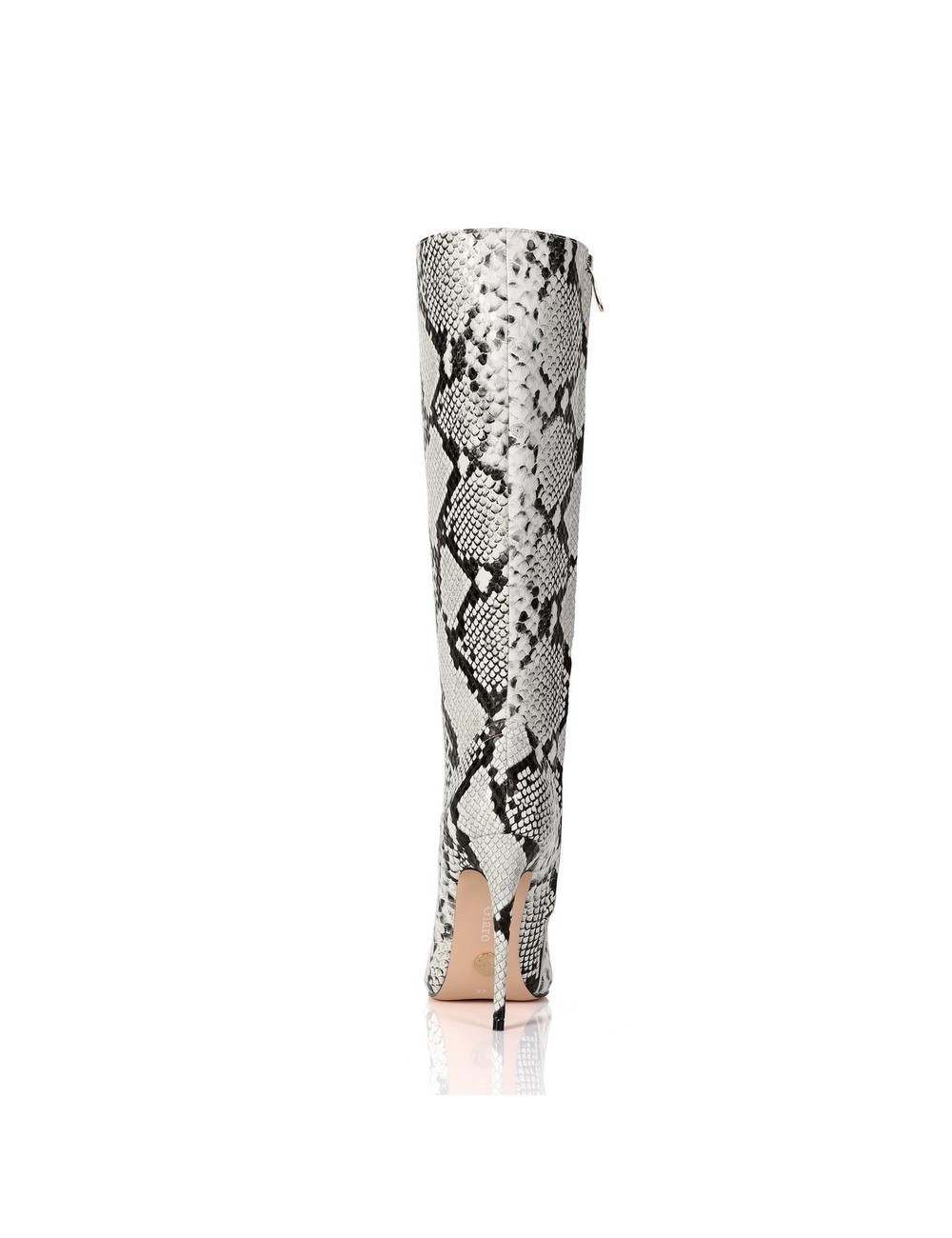 Giaro MILA | GREY SNAKE | KNEE BOOTS | Italian Style