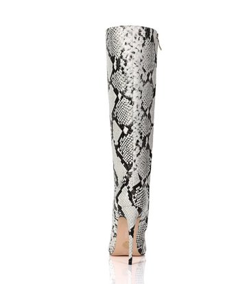 Giaro MILA | GREY SNAKE | KNEE BOOTS | Italian Style