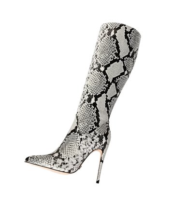 Giaro MILA | GREY SNAKE | KNEE BOOTS | Italian Style