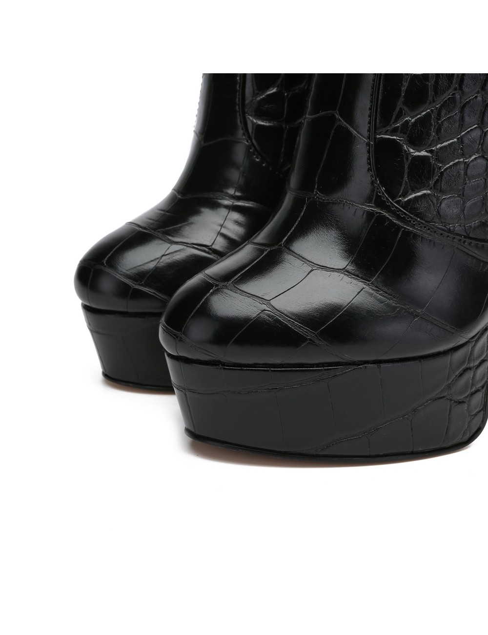 Giaro Giaro Platform ankle boots STACK in black with 14cm heels