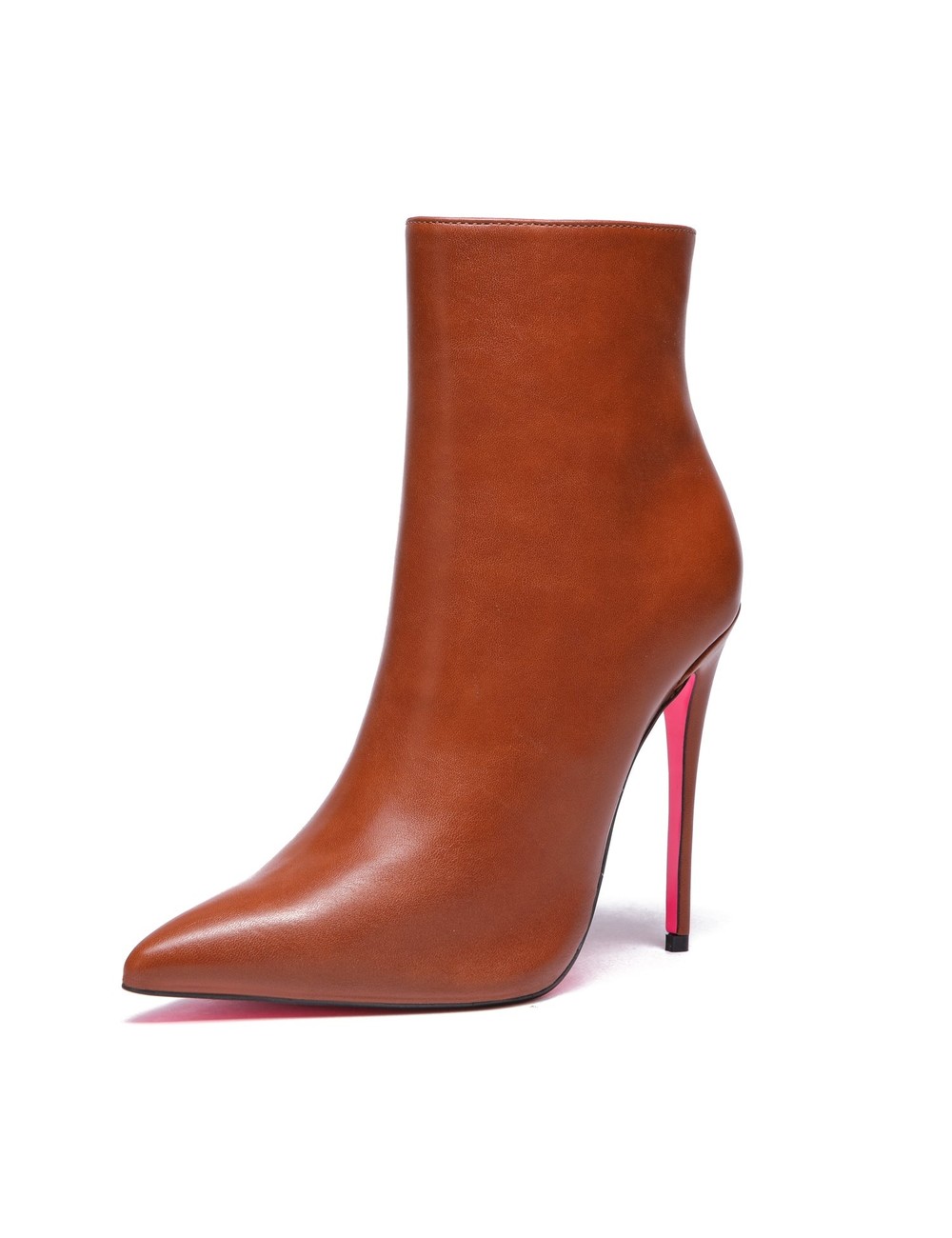 Giaro Giaro TALIA BROWN MATTE ANKLE BOOTS