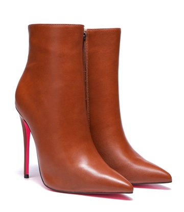 Giaro Giaro TALIA BROWN MATTE ANKLE BOOTS