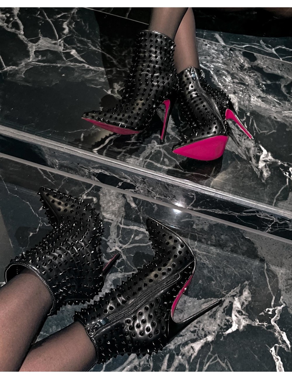 Giaro TYCLONE BLACK/BLACK ANKLE BOOTS