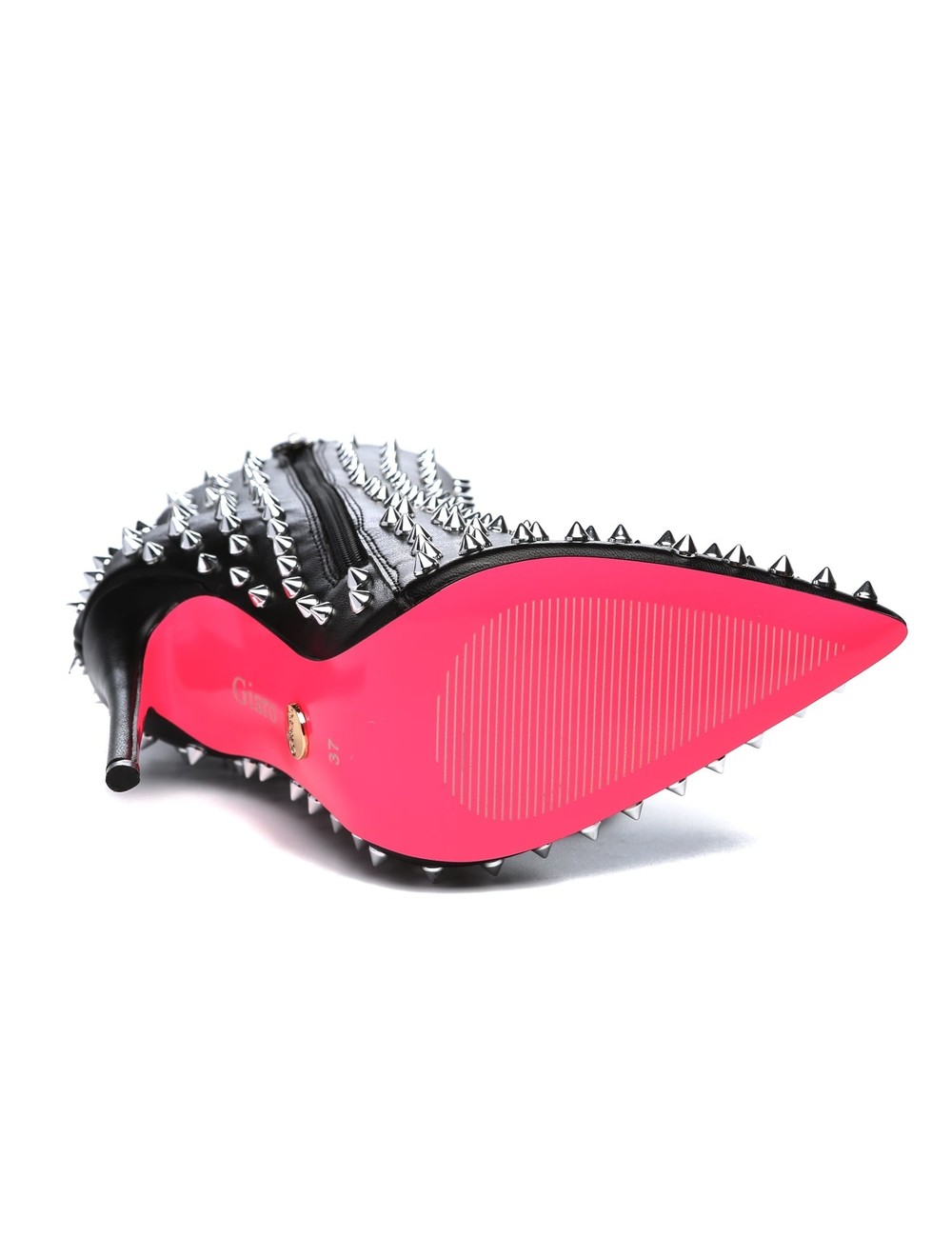 Giaro TYCLONE BLACK/SILVER ANKLE BOOTS