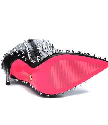 Giaro TYCLONE BLACK/SILVER ANKLE BOOTS