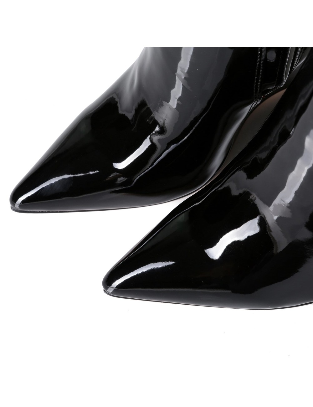 Giaro Giaro Kniestiefel mit Keilabsatz ELLA in schwarz glänzend