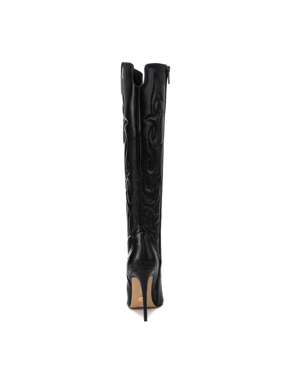 Giaro Giaro Eldora cowboy knee boots in black matte