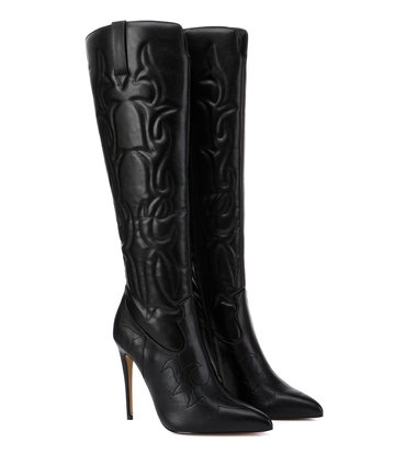 Giaro Giaro Eldora cowboy knee boots in black matte