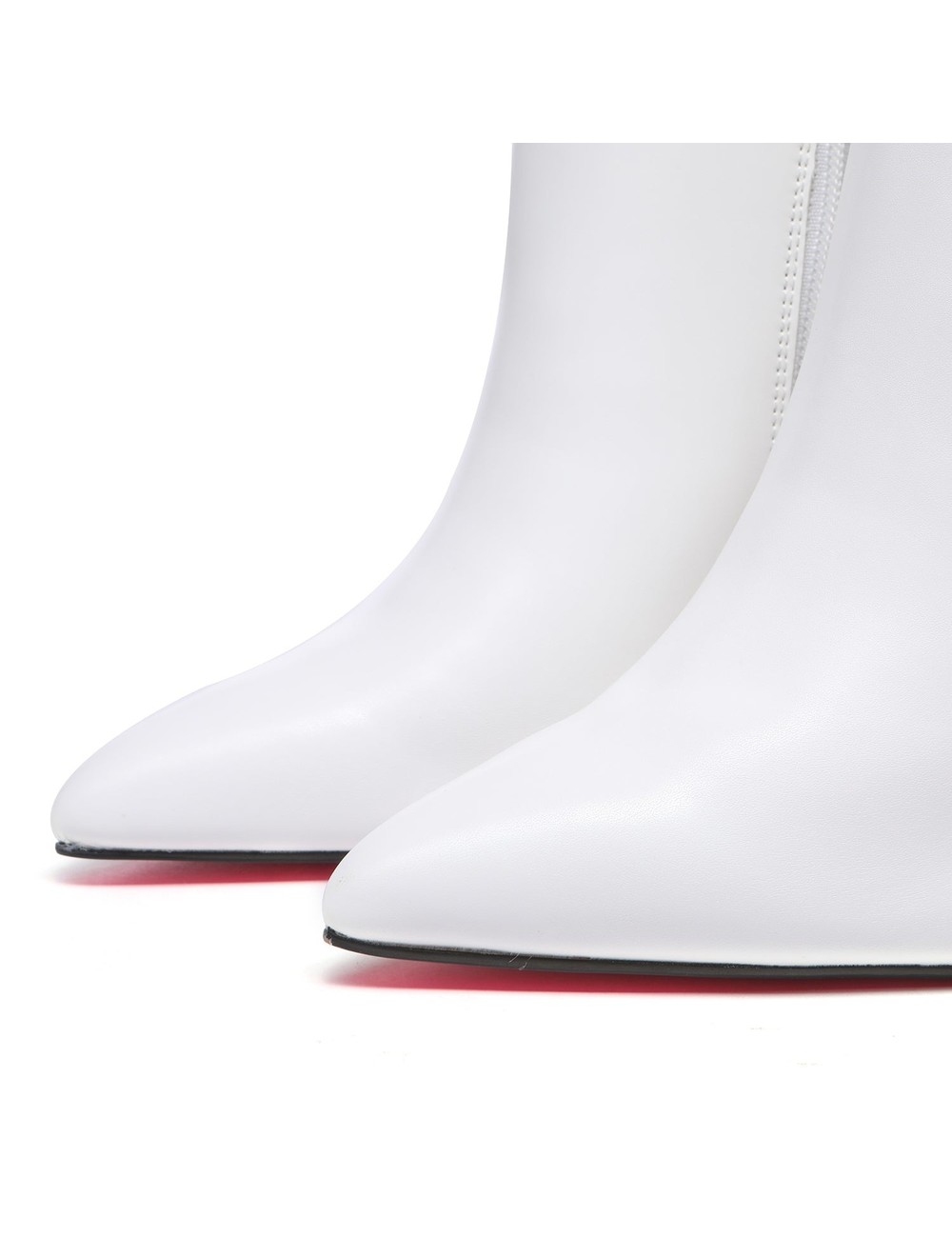 Giaro Giaro TALIA WHITE MATTE ANKLE BOOTS