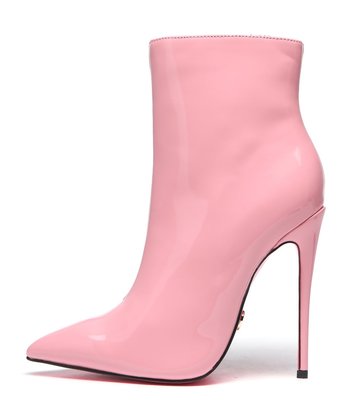 Giaro Giaro TALIA PINK SHINY ANKLE BOOTS