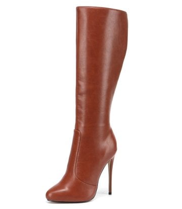 Giaro Giaro BRANDY BROWN MATTE KNEE BOOTS