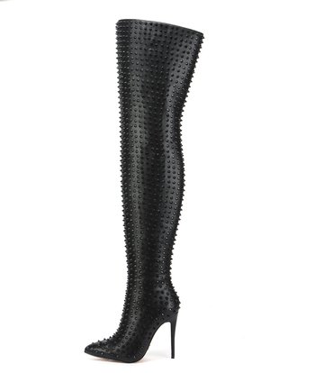 Giaro Giaro TINDRA BLACK/BLACK THIGH BOOTS