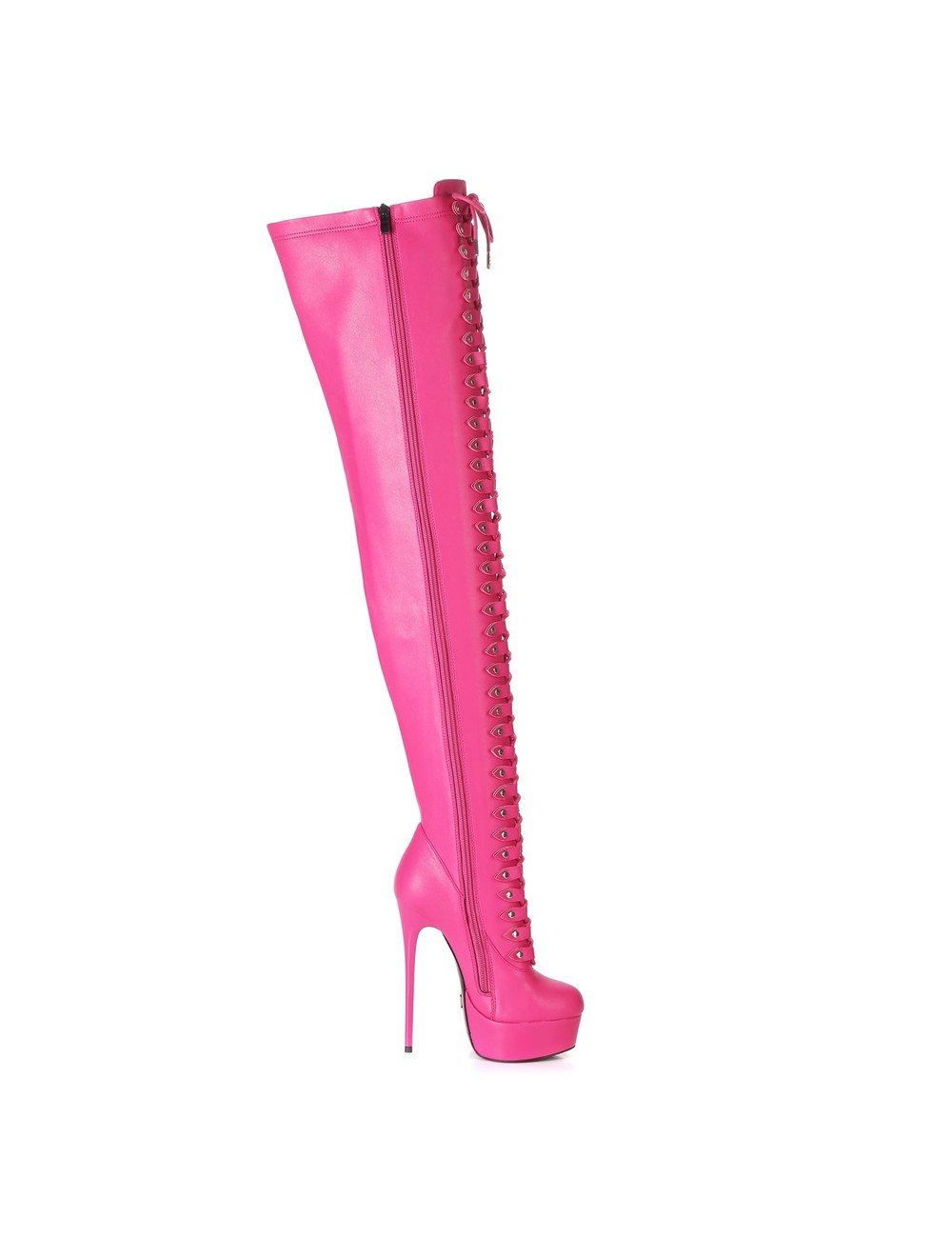 Giaro Overknee-Stiefel Ultra "Galana MOUCHARDE" zum Schnüren in Rosa