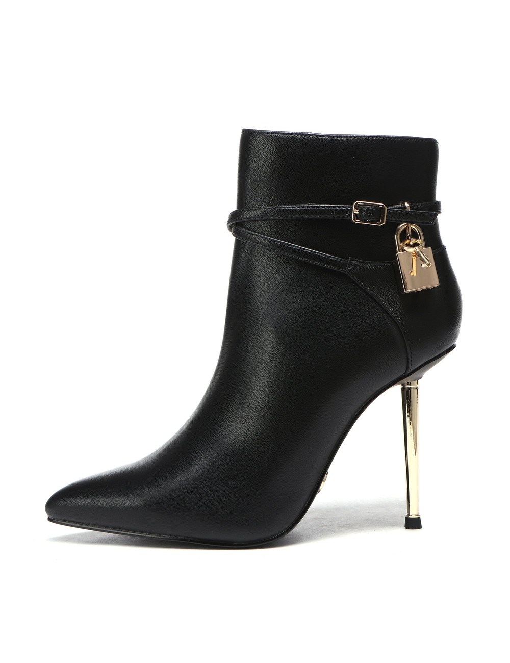 Giaro LOLA BLACK MATTE ANKLE BOOTS