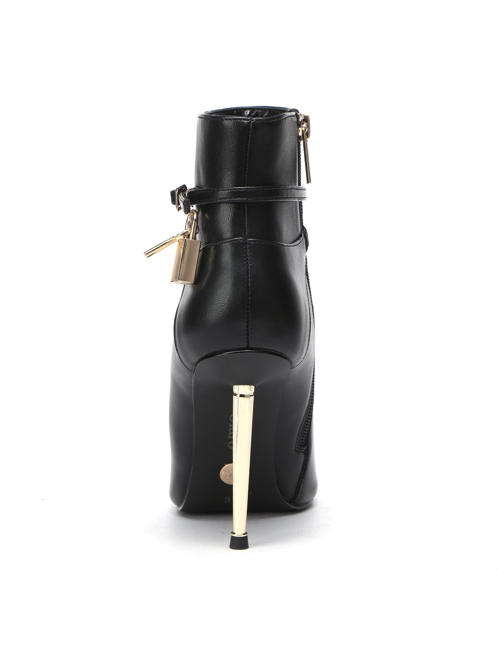 Giaro LOLA BLACK MATTE ANKLE BOOTS