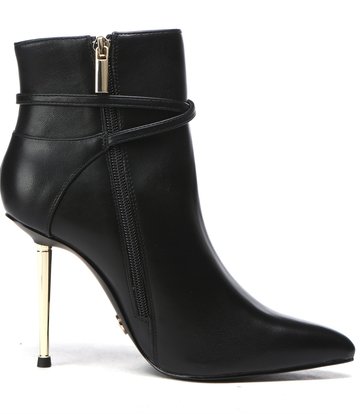 Giaro LOLA BLACK MATTE ANKLE BOOTS