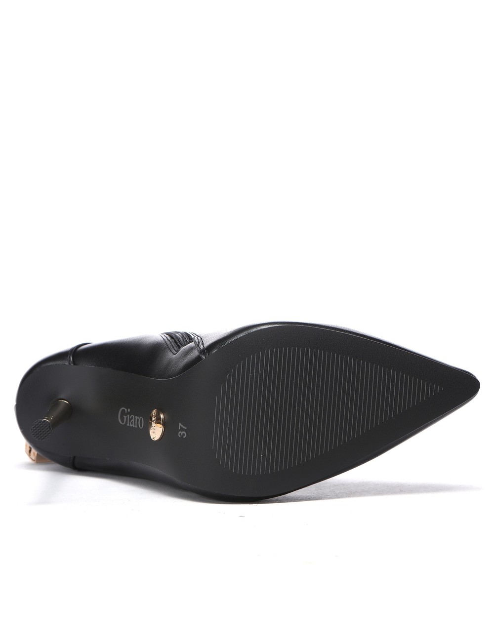 Giaro LOLA BLACK MATTE ANKLE BOOTS