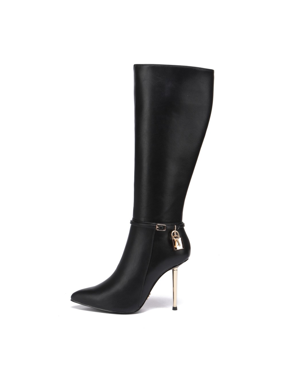 Giaro LEANDRA BLACK MATTE KNEE BOOTS