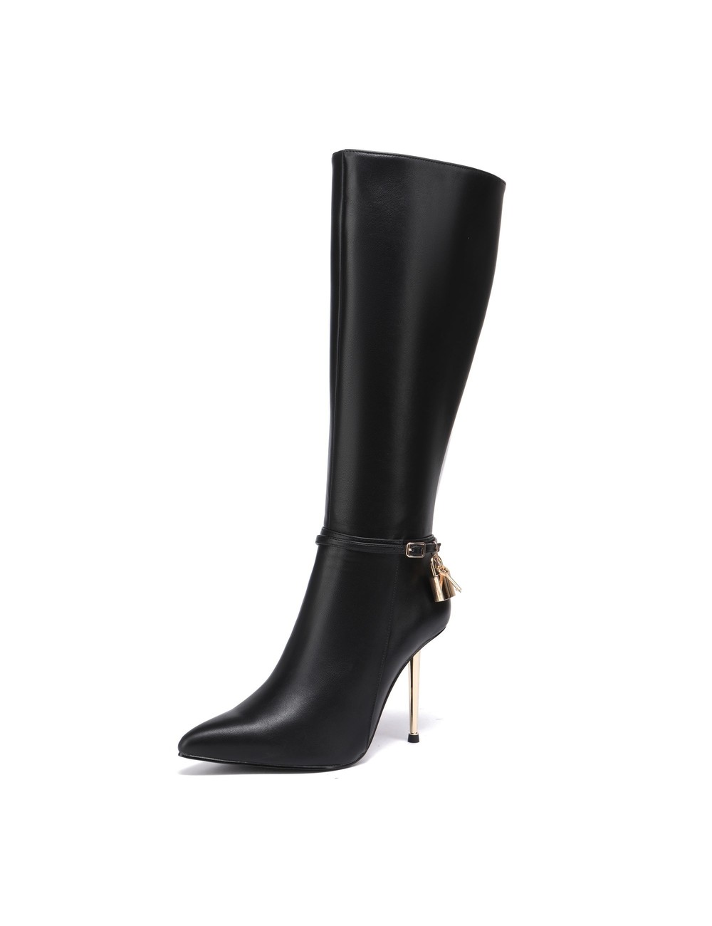 Giaro LEANDRA BLACK MATTE KNEE BOOTS