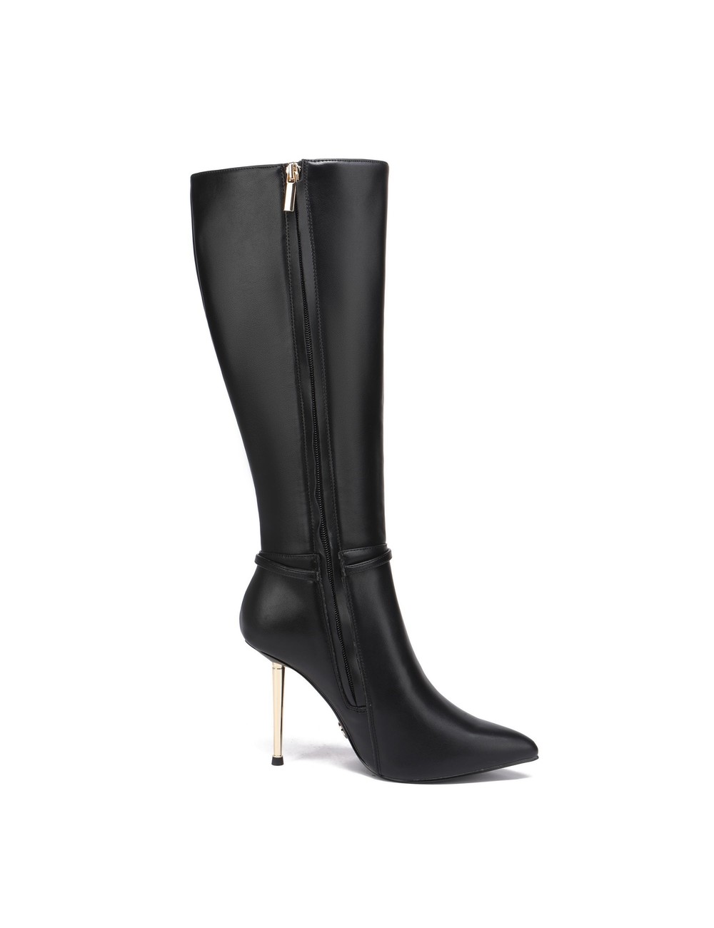 Giaro LEANDRA BLACK MATTE KNEE BOOTS