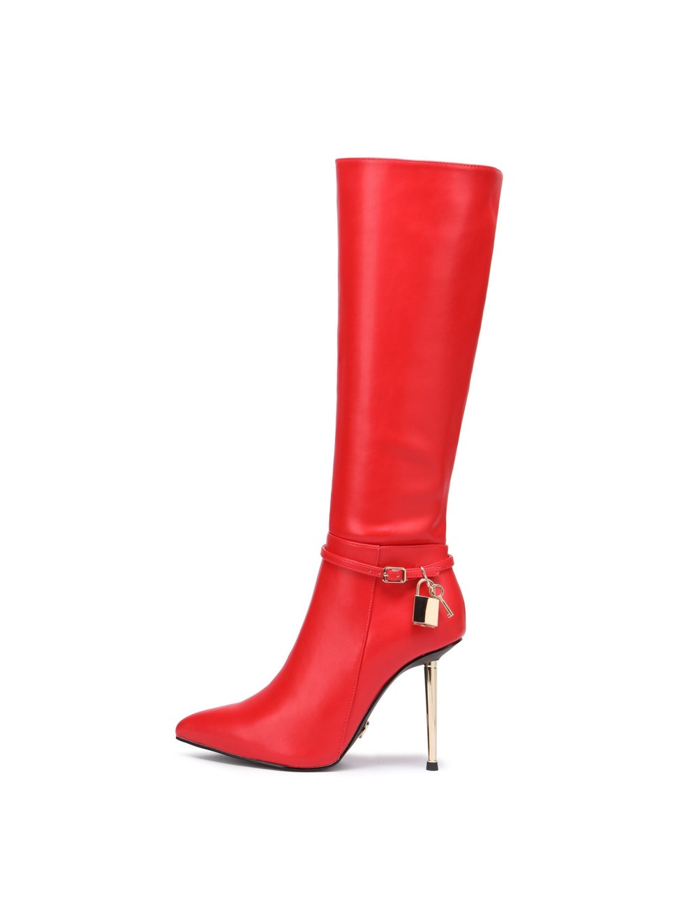 Giaro Giaro LEANDRA RED MATTE KNEE BOOTS