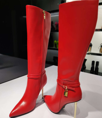 Giaro LEANDRA ROTE KNIESTIEFEL MATT
