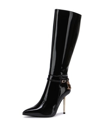 Giaro LEANDRA SCHWARZE GLÄNZENDE KNIESTIEFEL