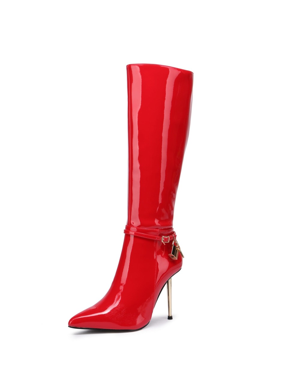 Giaro LEANDRA ROTE GLÄNZENDE KNIESTIEFEL