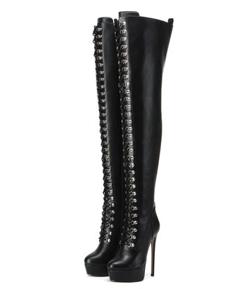 Giaro Giaro SLINKY BLACK MATTE FETISH boots