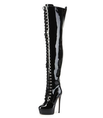 Giaro Giaro SLINKY BLACK SHINY  FETISH BOOTS