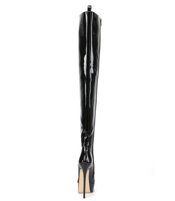 Giaro Giaro SLINKY SCHWARZ GLÄNZENDE FETISCHSTIEFEL
