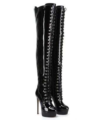 Giaro Giaro SLINKY BLACK SHINY  FETISH BOOTS