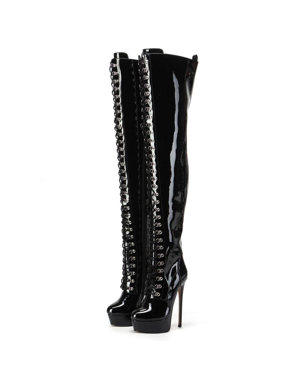 Giaro Giaro SLINKY BLACK SHINY  FETISH BOOTS