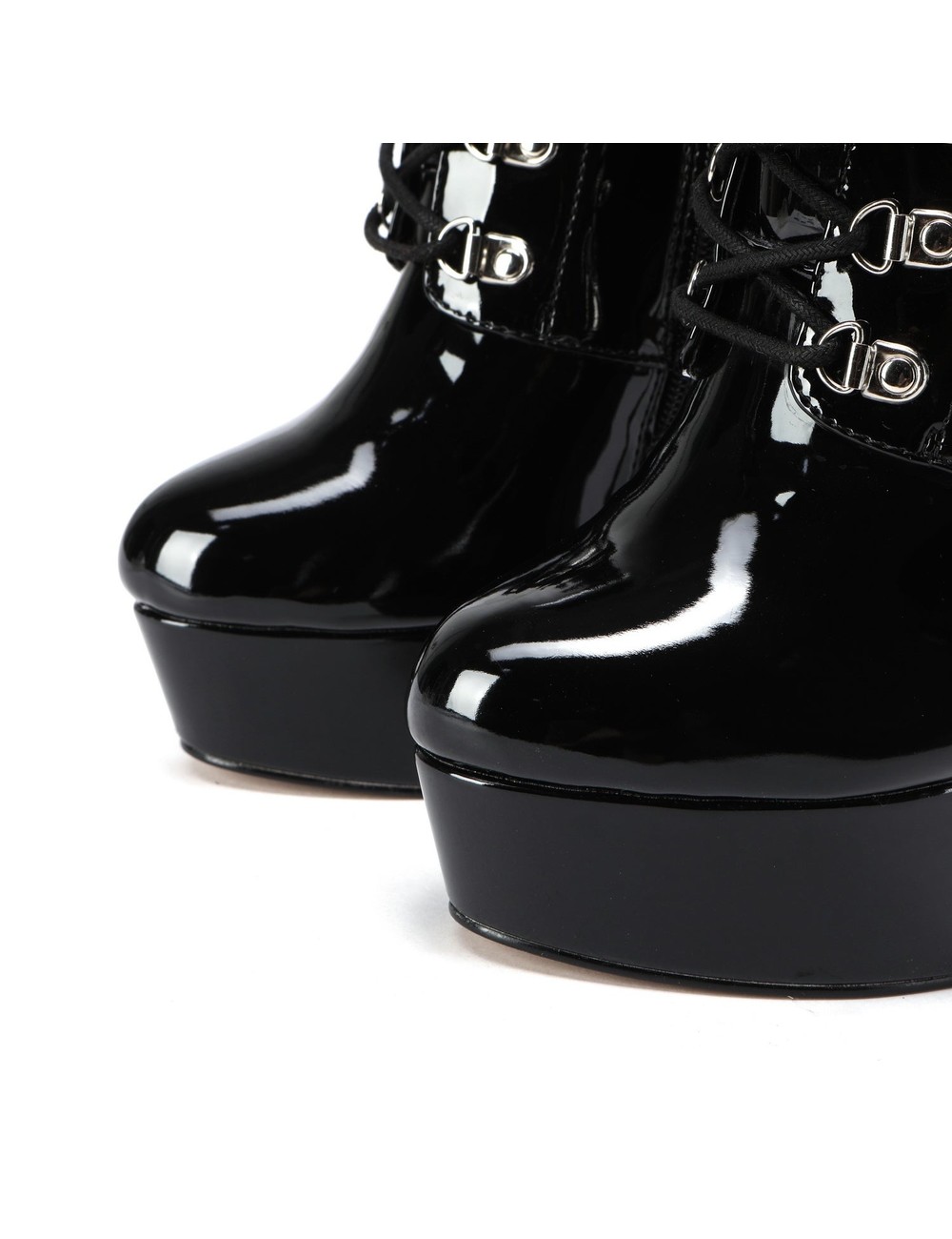 Giaro Giaro SLINKY SCHWARZ GLÄNZENDE FETISCHSTIEFEL