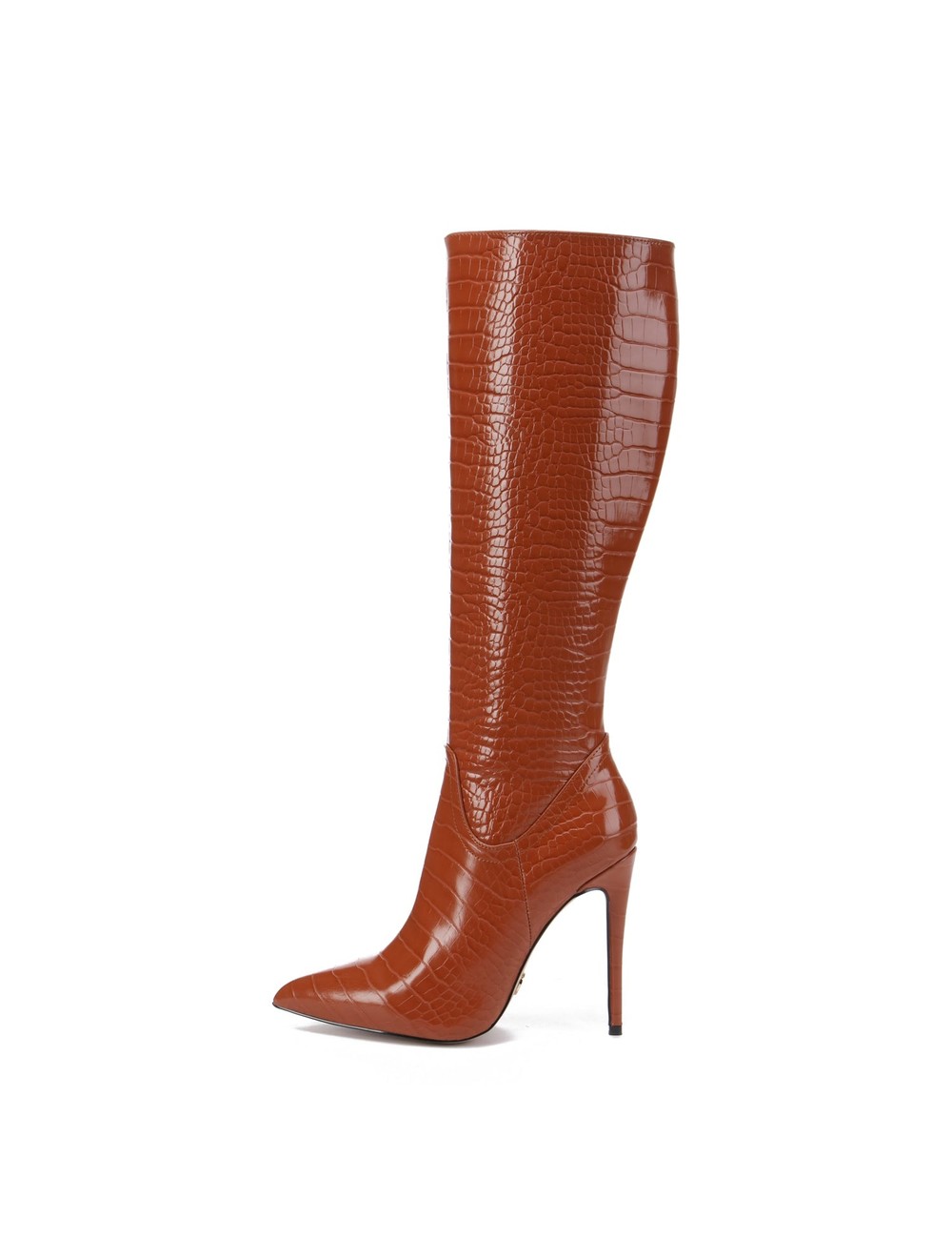 Giaro Giaro MILA | BROWN CROCK | KNEE BOOTS | Italian Style