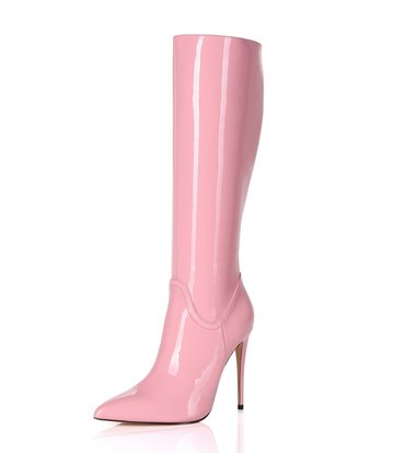 Giaro MILA | ROSA PINK SHINY | KNEE BOOTS | Italian Style