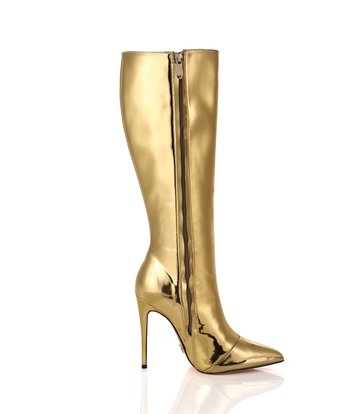 Giaro MILA | GOLD SHINY | KNEE BOOTS | Italian Style