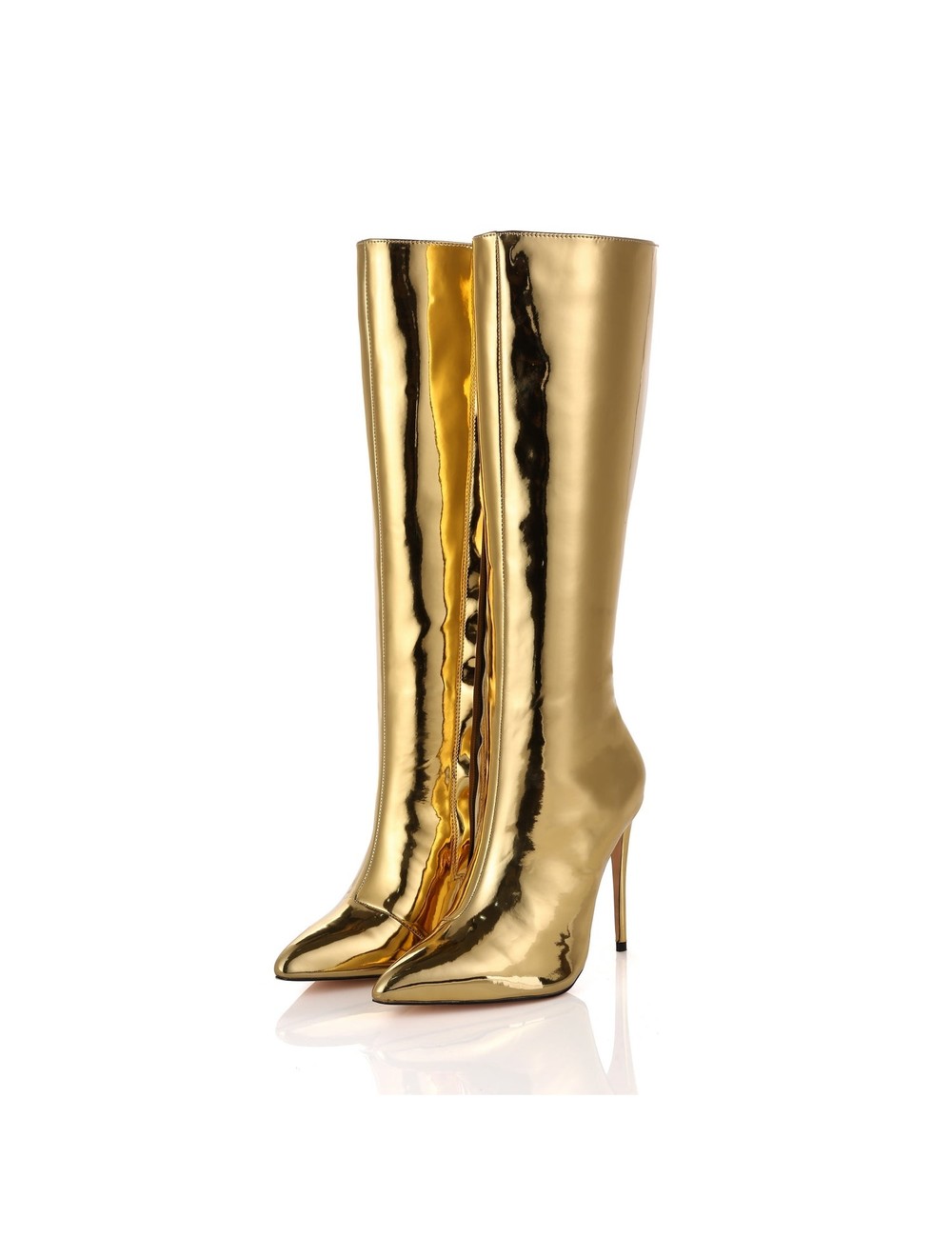 Giaro MILA | GOLD SHINY | KNEE BOOTS | Italian Style