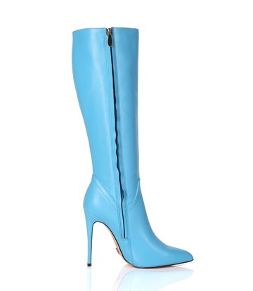 Giaro MILA | LIGHT BLUE MATTE | KNEE BOOTS  | Italian Style