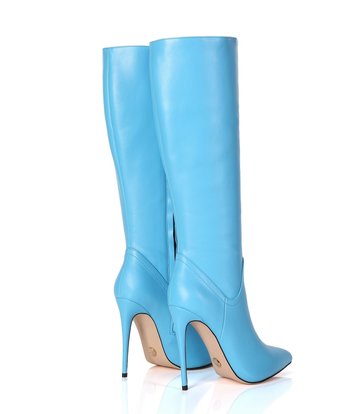 Giaro MILA | LIGHT BLUE MATTE | KNEE BOOTS  | Italian Style