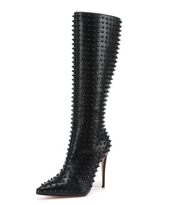 Giaro Giaro TRIBECA BLACK/BLACK KNEE BOOTS